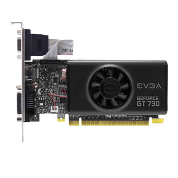 EVGA GeForce GT 730 2GB GDDR5 Low Profile Single Slot Graphics Card : image 2