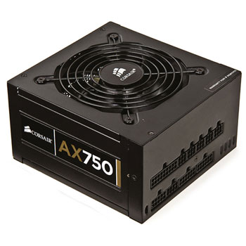 Refurbished - Corsair AX750 750W Modular Power Supply (PSU) Refurb ...