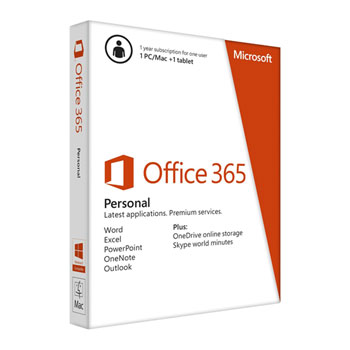 Microsoft Office 365 Personal Download Subscription for PC/Mac/Tablet/Smartphone