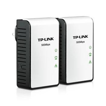 INSTAR Powerline Adapter Set 500Mbps - 2 Adapter Mit Steckdose Für Stabiles Netzwerk über Stromleitung