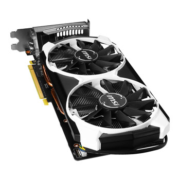 Msi Geforce Gtx 960 Black White Oc Graphics Card 2gb Ln Gtx960 2gd5t Oc Scan Uk