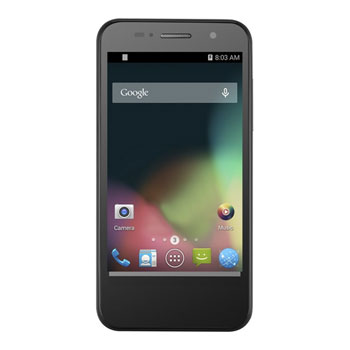 ZTE Black 4.5 Blade Apex 2 Quad Core Android KitKat Sim Free Smartphone : image 1