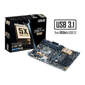 ASUS Z97-K USB 3.1 Intel ATX Motherboard