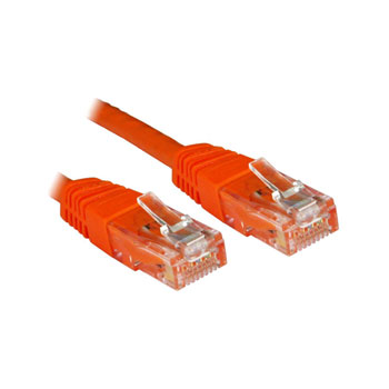 Xclio CAT6 0.25M Snagless Moulded Gigabit Ethernet Cable RJ45 Orange : image 1