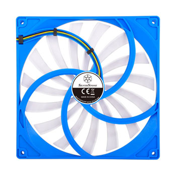 Silverstone 180mm FW181 Ultra Slim FW PWM Computer Case Fan Blue/White : image 4