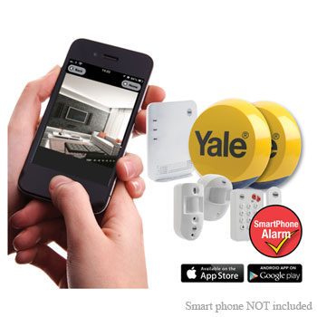 Yale Ef Kit3 Easy Fit Smartphone Alarm Kit 3 Wireless