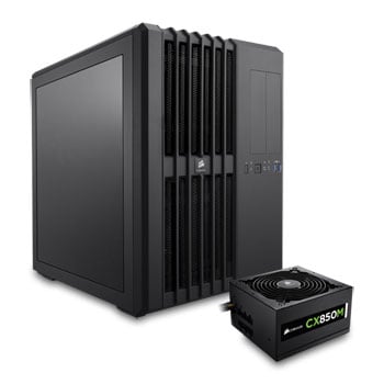 Corsair Carbide Air 540 Black Cube Case + 850 Watt CX850M ATX PSU Bundle