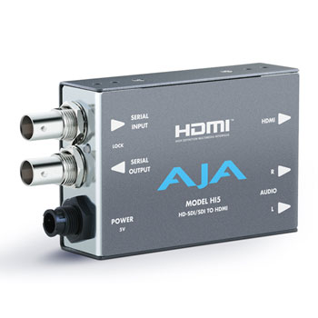 AJA Hi5 HD-SDI/SDI to HDMI Video and Audio Converter