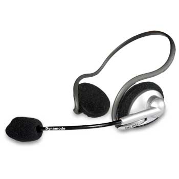 Dynamode DH005 Backheld Stereo Headphones with boom Mic PC/MAC VoIP Ready