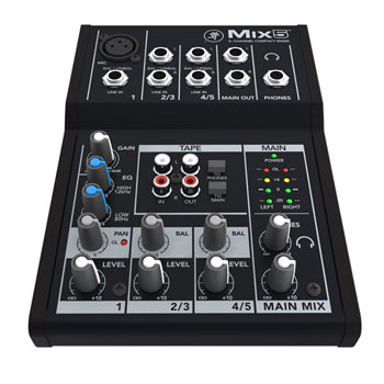 Mackie - 'Mix5' 5 Channel Compact Mixer : image 2