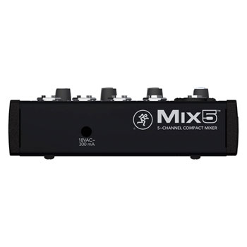 Mackie - 'Mix5' 5 Channel Compact Mixer : image 4