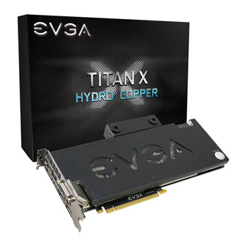 EVGA GeForce GTX TITAN X HYDRO COPPER GAMING Graphics Card - 12GB
