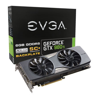 EVGA GeForce GTX 980 Ti SC+ ACX 2.0+ GAMING Graphics Card 6GB