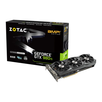 Zotac GeForce GTX 980 Ti AMP! Graphics Card - 6GB