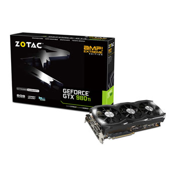 Zotac GeForce GTX 980 Ti AMP Extreme Graphics Card - 6GB : image 1