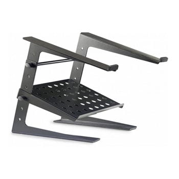 Stagg DJ PRO Laptop Stand with Tray - Metal Black : image 1