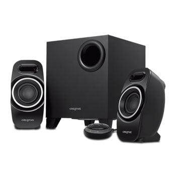 Creative T3250 Compact 2.1Ch Bluetooth Wireless & Wired Speakers with Subwoofer Audio Control Pod : image 1