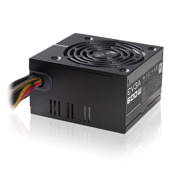 EVGA 600 Watt 80+ Wired ATX PSU/Power Supply Black (2022) : image 2