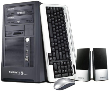 Gigabyte MB-41LB S754 AMD Barebone System + Keyboard/Mouse/Speakers/13in1 card reader : image 1