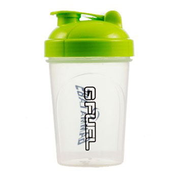 plastic g fuel energy drink shaker cup bottle green blue top ln65752