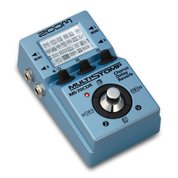 ZOOM - 'MS-70CDR' MultiStomp Modulation Effects Pedal : image 1