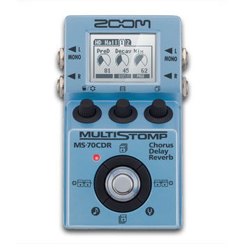 ZOOM - 'MS-70CDR' MultiStomp Modulation Effects Pedal : image 2