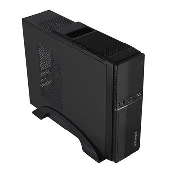 CiT S012B Black Slim micro ATX/ITX Case + 300w Power Supply : image 2