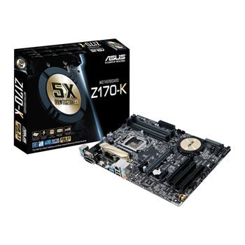 ASUS Z170-K CrossFire USB 3.1 ATX Motherboard : image 1