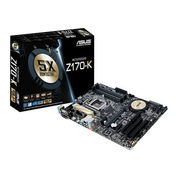 ASUS Z170-K CrossFire USB 3.1 ATX Motherboard
