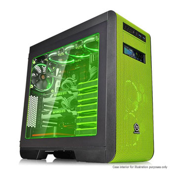 Thermaltake Core V51 Green RIING Edition with 3x140mm Riing Fan Mid Tower Case