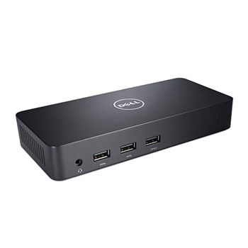 Dell Laptop Docking Station Triple 4K 2xHDMI DisplayPort GbE Lan USB3.0 Audio