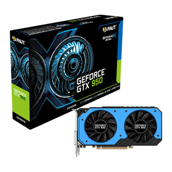 PALIT GeForce GTX 950 STORM X DUAL Fan Graphics Card 2GB