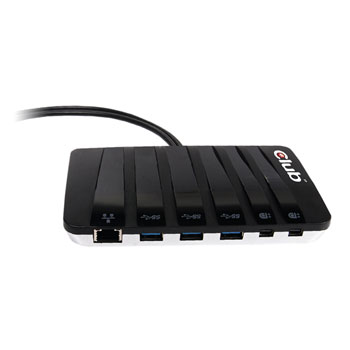 Club3D SenseVision Y-Cabled USB 3.0 Docking Station : image 2
