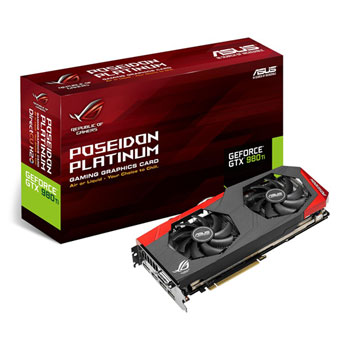 ASUS POSEIDON PLATINUM GTX 980 Ti Hybrid Cooled Graphics Card 6GB