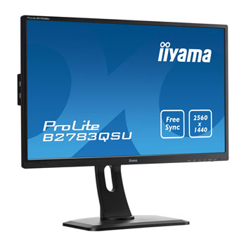 iiyama B2783QSU-B1 27" FreeSync Monitor - Black