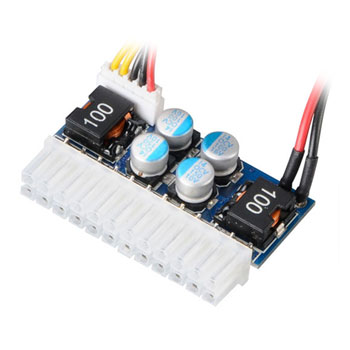 akasa 80 watt dc to dc 24pin atx psu for sff pcs chassis ln67723 small form factor psu