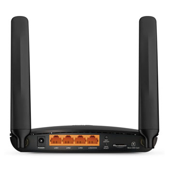 TP-LINK MR200 Archer AC750 4G/LTE WiFi Router with LAN Ports : image 3