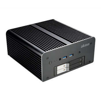 AKASA MAX MT Fanless Intel NUC Case - Black