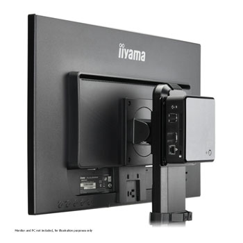 iiyama Mini PC VESA Mounting Bracket - Black : image 4