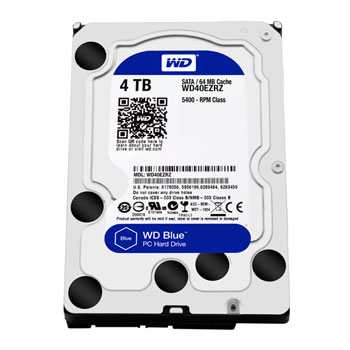 Western Digital Wd 4tb Blue Sata 3 Hard Disk Drive Hdd Ln67744 Wd40ezrz Scan Uk