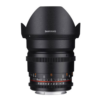 Samyang 16mm T2.2 VDSLR II ED AS UMC CS Digital SLR Camera Lens For Canon : image 1