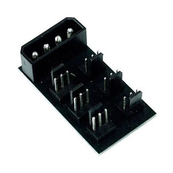 4Pin Molex to 6x 3Pin Fan Splitter PCB From Phobya