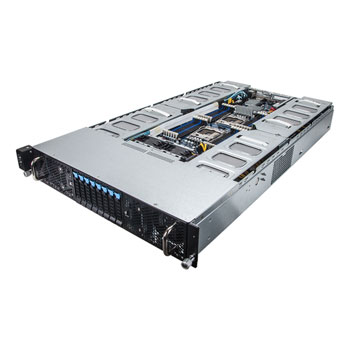 2U PNY 8 GPU HPC Barebone 2x2000w Redundant PSU C612 Computer Server : image 1