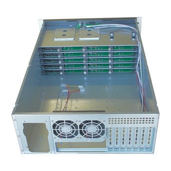 6Gb/s MiniSAS 1x ODD Rackmount 4U server case with 20x 3.5 Hot-Swappable SATA/SAS Drive Bays 
