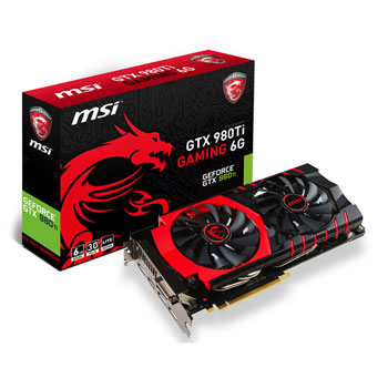 MSI GeForce GTX 980 Ti GAMING Lite Ed. Graphics Card 6GB