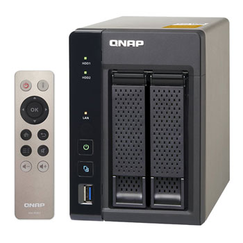 2 Bay NAS with remote and HDMI 4K from QNAP TS-253A-8G LN69055 | SCAN UK
