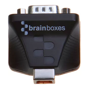 Brainboxes 1 Port Ultra RS232 Isolated USB to Serial Adapter : image 1