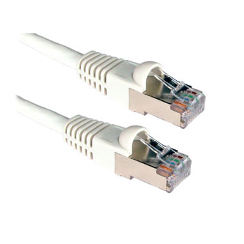 Xclio CAT6A 0.5M Snagless Moulded Gigabit Ethernet Cable RJ45 White : image 1