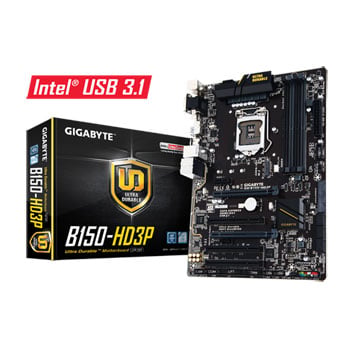 Gigabyte GA-B150-HD3P ATX Motherboard with USB 3.1 Type A