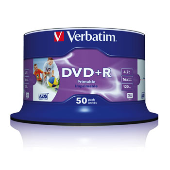 DVD+R Full Face Printable Disc Blank Media from Verbatim : image 2